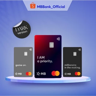 [Evoucher & Dịch vụ] Dịch vụ phát hành thẻ MB Hi Collection - Bộ sưu tập Hi Slay-dy Mastercard (Dark Version)