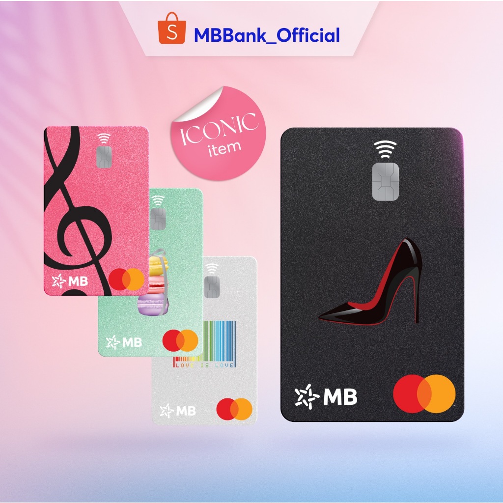 [Evoucher & Dịch vụ] Dịch vụ phát hành thẻ MB Hi Collection - Bộ sưu tập Hi Slay-dy Mastercard (Iconic Item)