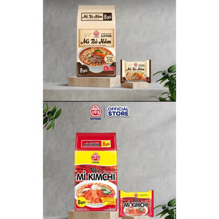 Mì kim chi - bò hầm ottogi lốc 8 gói