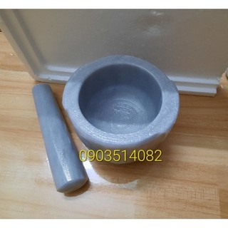 Cối cỡ trung đen xám nâu size 14cm