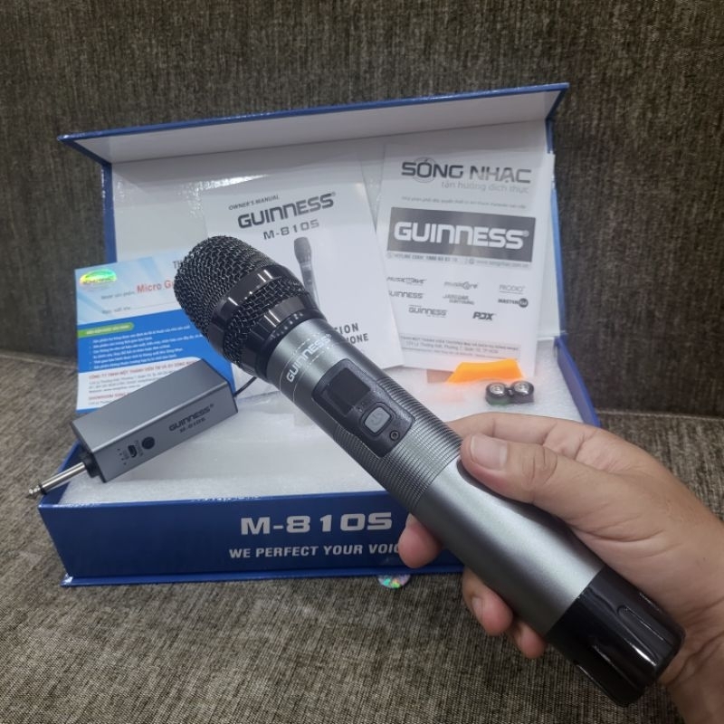 Micro karaoke GUINNESS M-810S, RAYCO S-331B, Sóng Nhạc