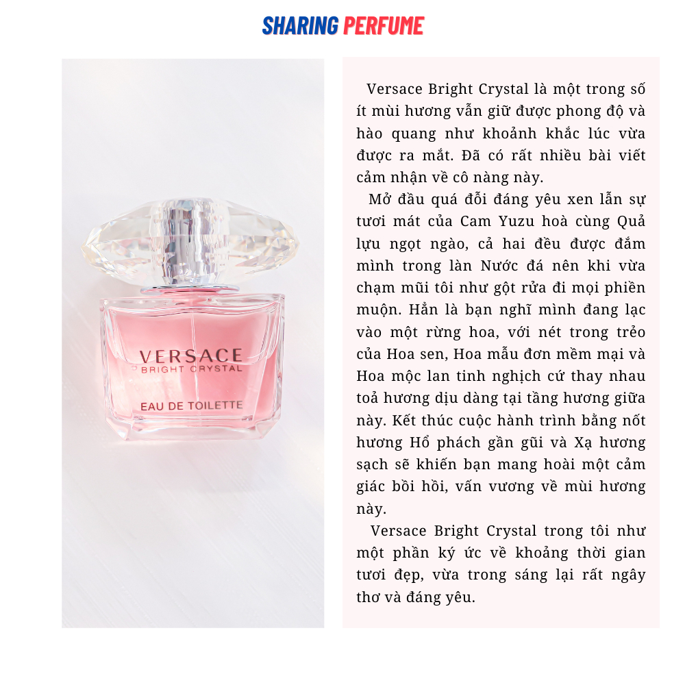 Nước hoa Versace Bright Crystal