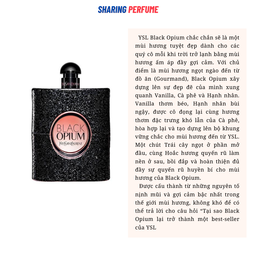 Sharingperfume - Nước hoa Ysl Black Opium EDP