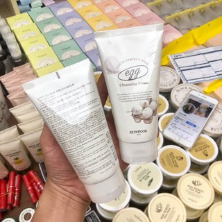 Sữa rửa mặt trứng chăm sóc lỗ chân lông skinfood egg white perfect pore cleansing foam 150ml