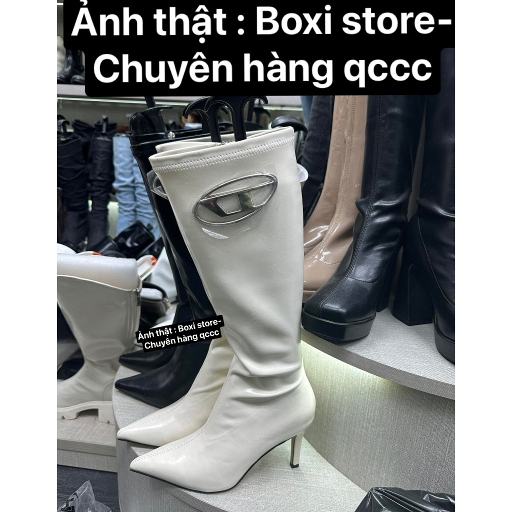 BỐT ĐÙI DA CAO GOT NHỌN TAG DIE.SEL FULLBOX QCL1