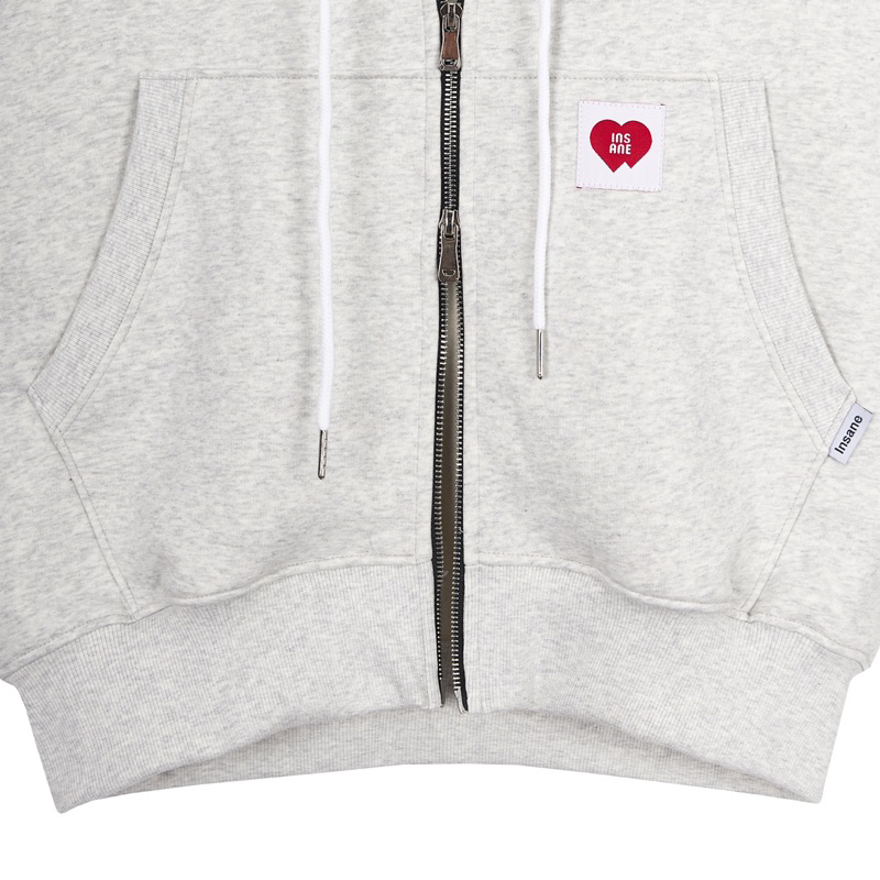 Áo Khoác INSANE | “Heart Service” Boxy Hoodie Zip