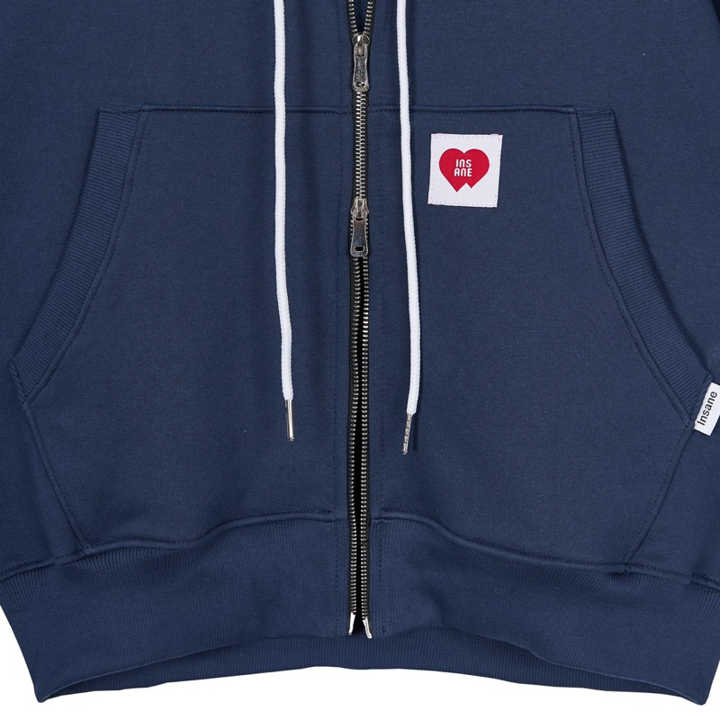 Áo Khoác INSANE | “Heart Service” Boxy Hoodie Zip