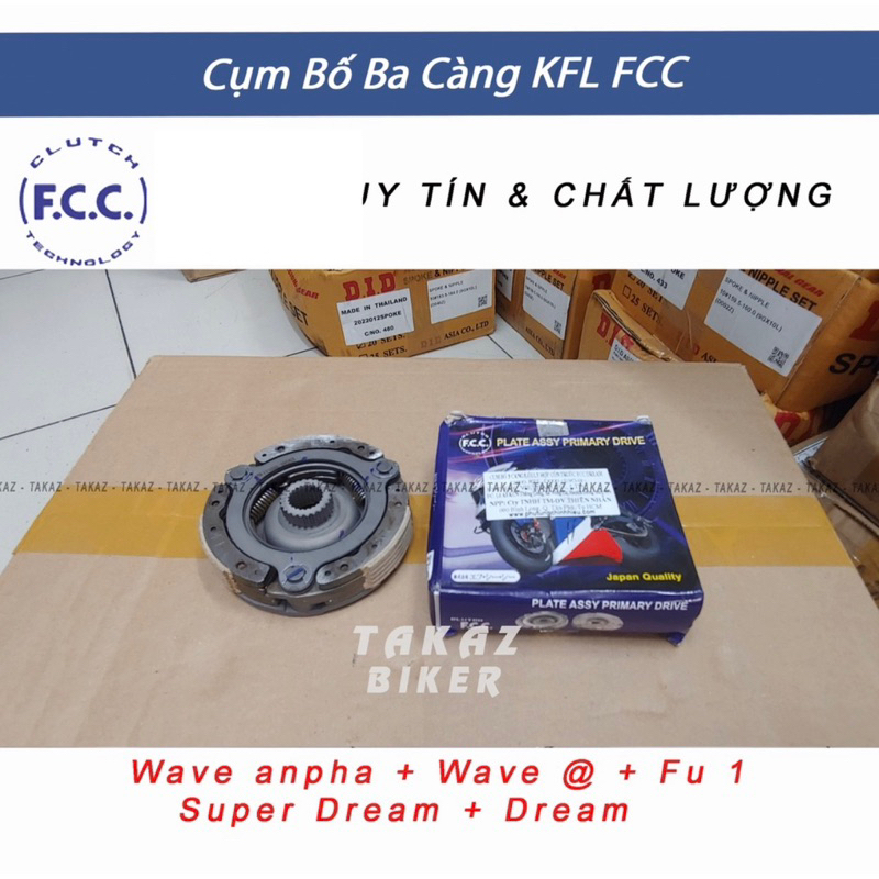 Full Bộ nồi trước và sau Wave anpha 100 Wave @ + Fu 1 Super Dream Dream thái