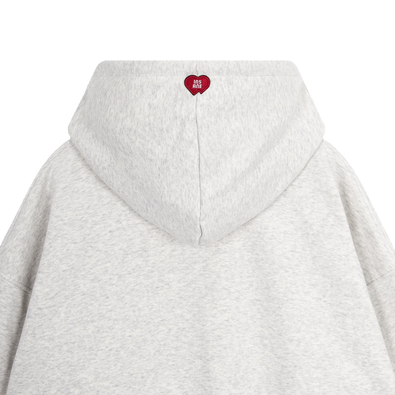 Áo Khoác INSANE | “Heart Service” Boxy Hoodie Zip