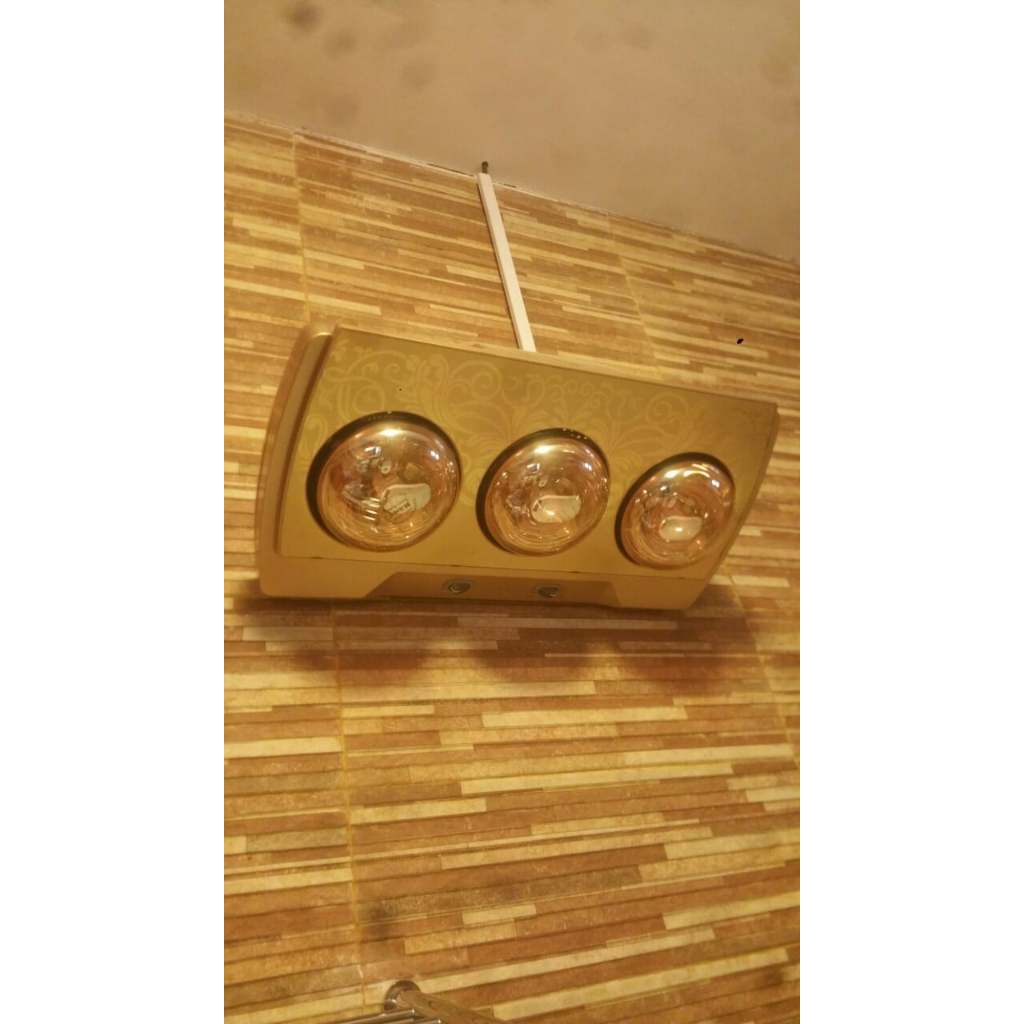 Đèn sưởi 3 bóng treo tường Heizen HE3B