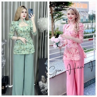 Sét lam có dây thắt nơ /bộ lam siêu xinh kèmthắt nơ