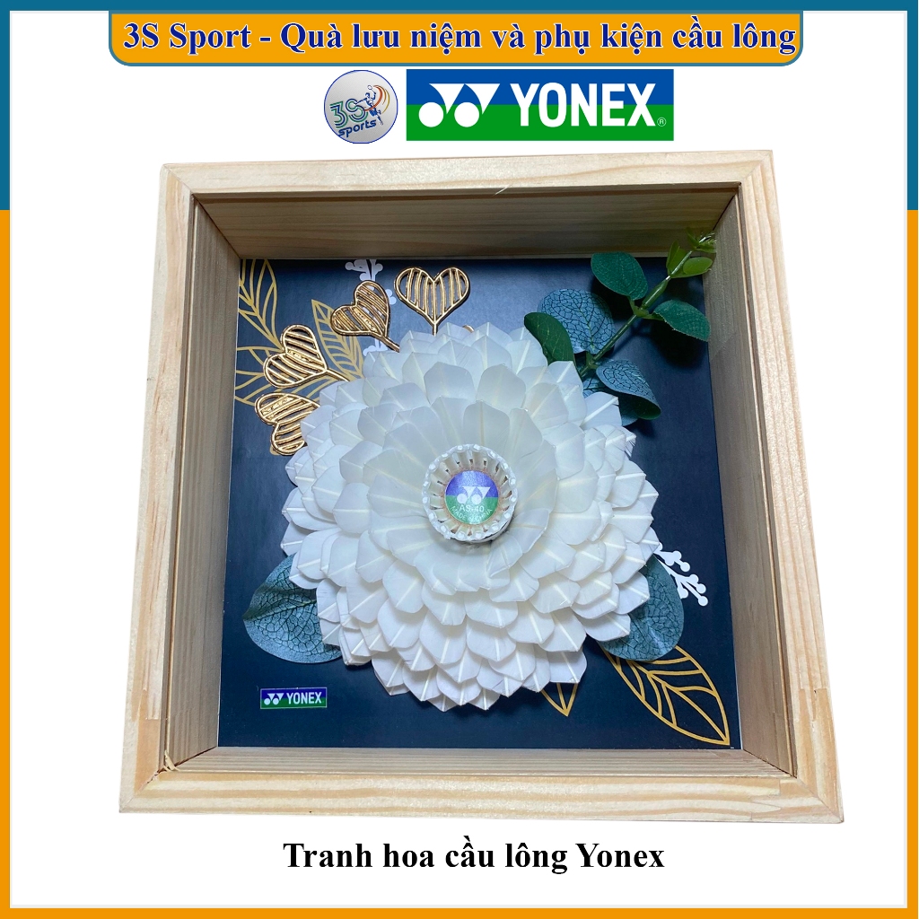 Tranh hoa cầu lông Yonex, lưu niệm cầu lông cao cấp