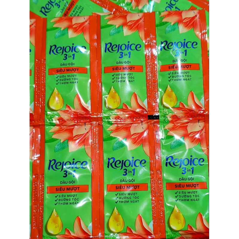 Dây 10 gói Dầu gội Rejoice siêu mềm mượt 6g