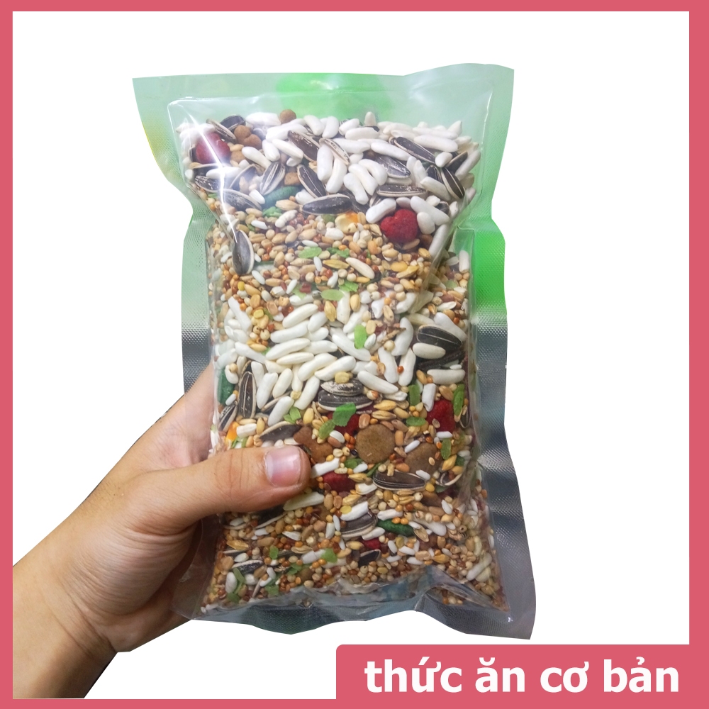500g thức ăn cơ bản MiniMouse cho Hamster-Rat-Đuôi Mập