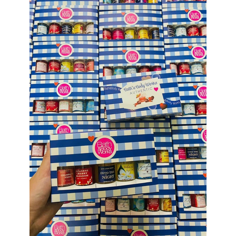 Set chiết sữa tắm du lịch BATH & BODY WORKS 20ml x 5