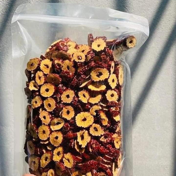 Táo Đỏ Cắt Lát Sấy Khô Loại 1 Thơm Ngon