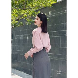 Chân váy bút chì 4 cúc trước
