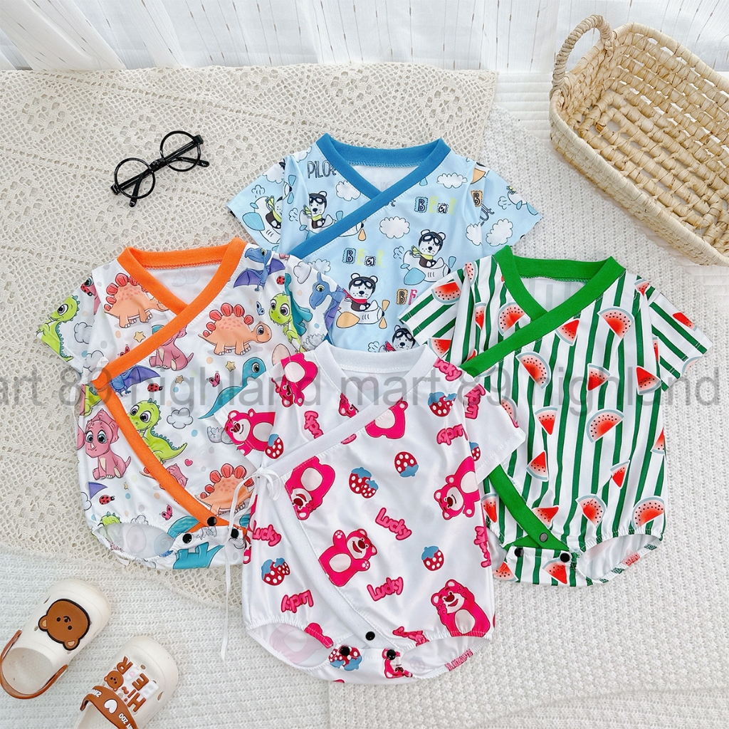 Bộ Bodysuit Nón Rời Hình Thú - Con Vật Dễ Thương Cho Bé