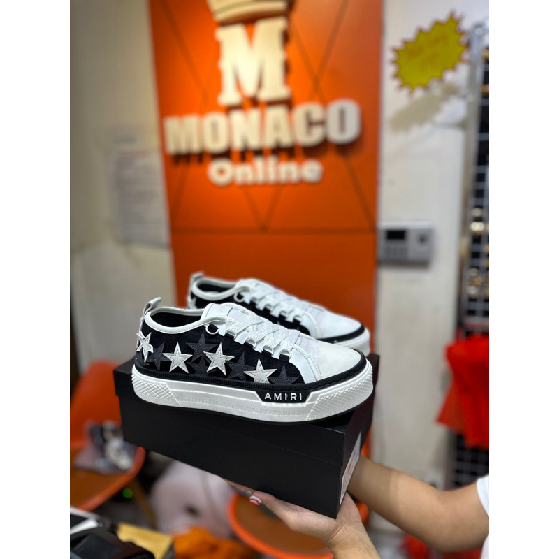 Giày  Amiri sao buộc dây nam , giày slipon hình sao nổi full box - hàng QCCC video và ảnh tại shop
