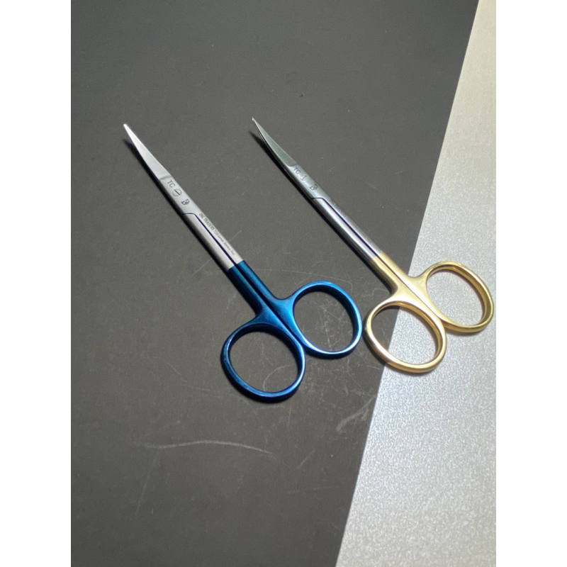 Kéo lris 11.5cm , kéo cắt chỉ thẳng - cong phẫu thuật thẩm mỹ