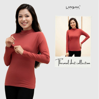 Áo giữ nhiệt nữ Laroma cổ cao | khử mùi chất liệu cao cấp