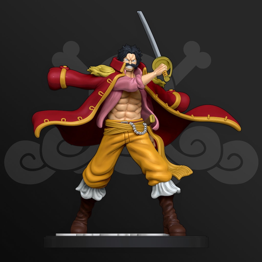 Phôi Mô hình Gold D Roger One Piece size 20 cm