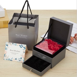 Hộp Hoa sáp thơm 9 bông - Hộp quà tặng hoa hồng sap cao cấp 8/3, 20/10, 20/11, quà tặng sinh nhật, valentine, quà cưới