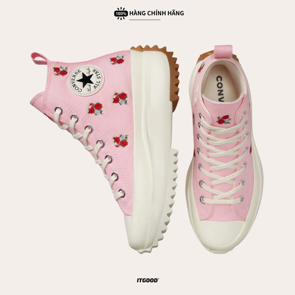 Giày Converse Run Star Hike EMBROIDERED FLORAL Cổ Cao A05192C