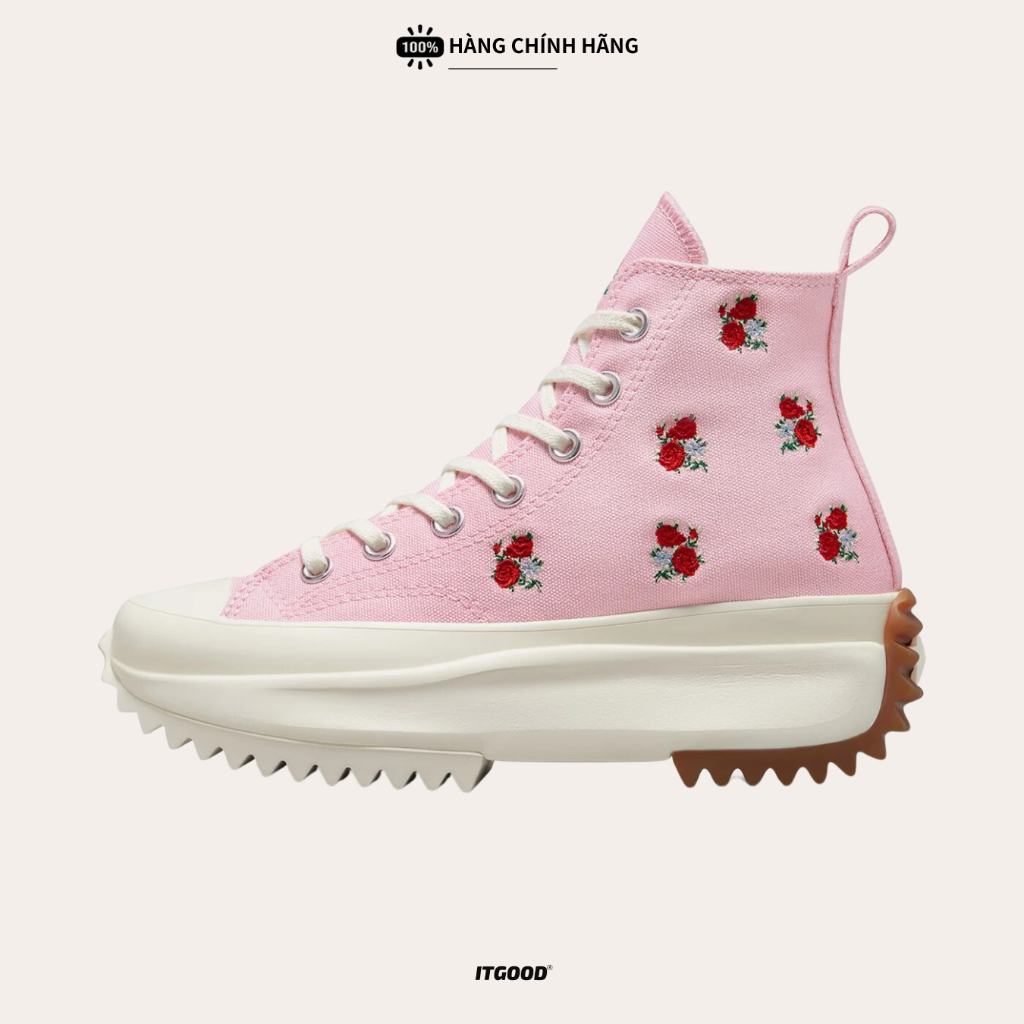 Giày Converse Run Star Hike EMBROIDERED FLORAL Cổ Cao A05192C