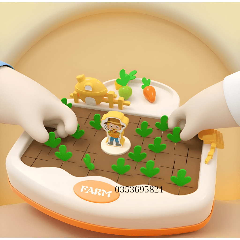 Đồ chơi Đếm Montessori Trò chơi thu hoạch