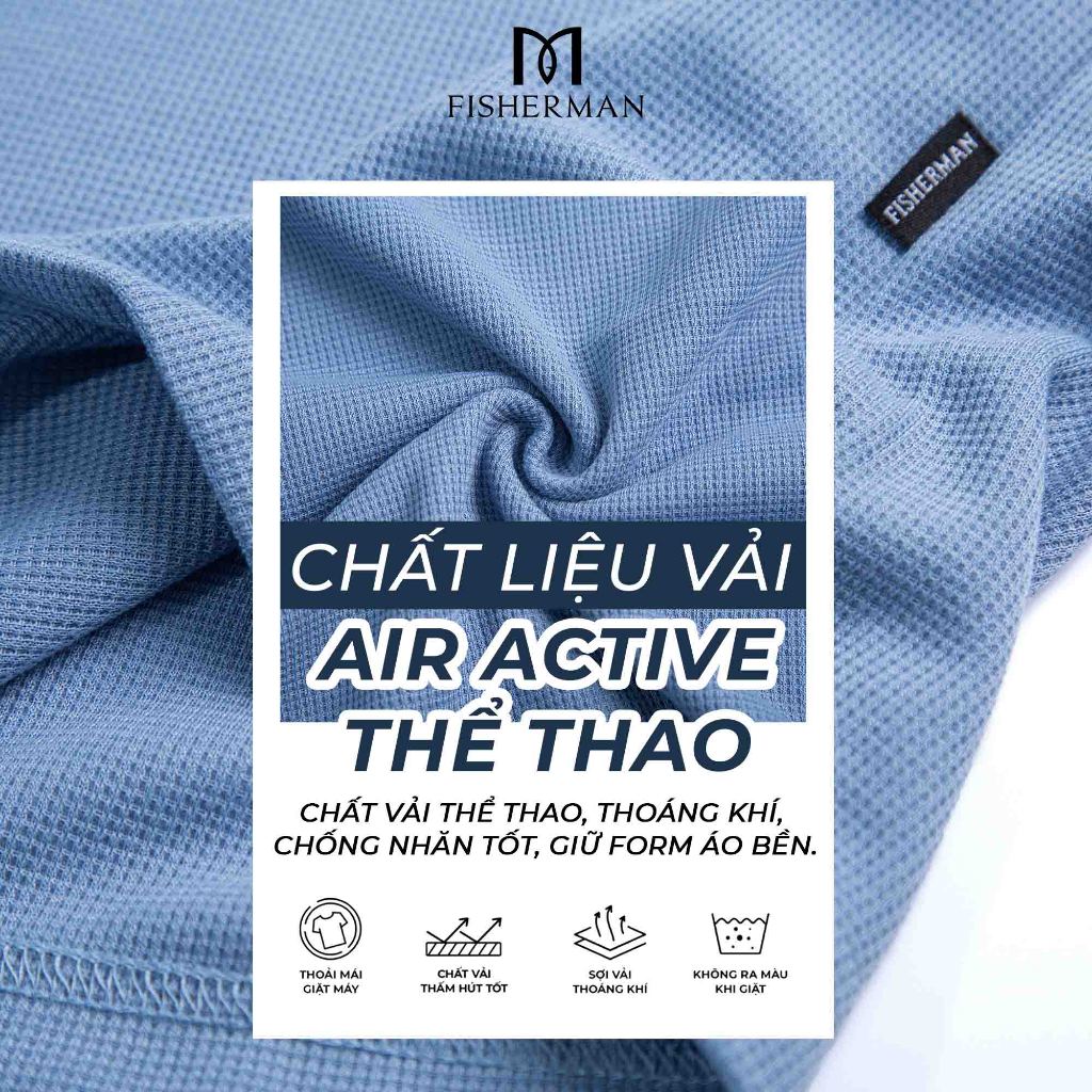 Áo polo nam local brand tay phối màu  phong cách trẻ trung năng động Fisherman