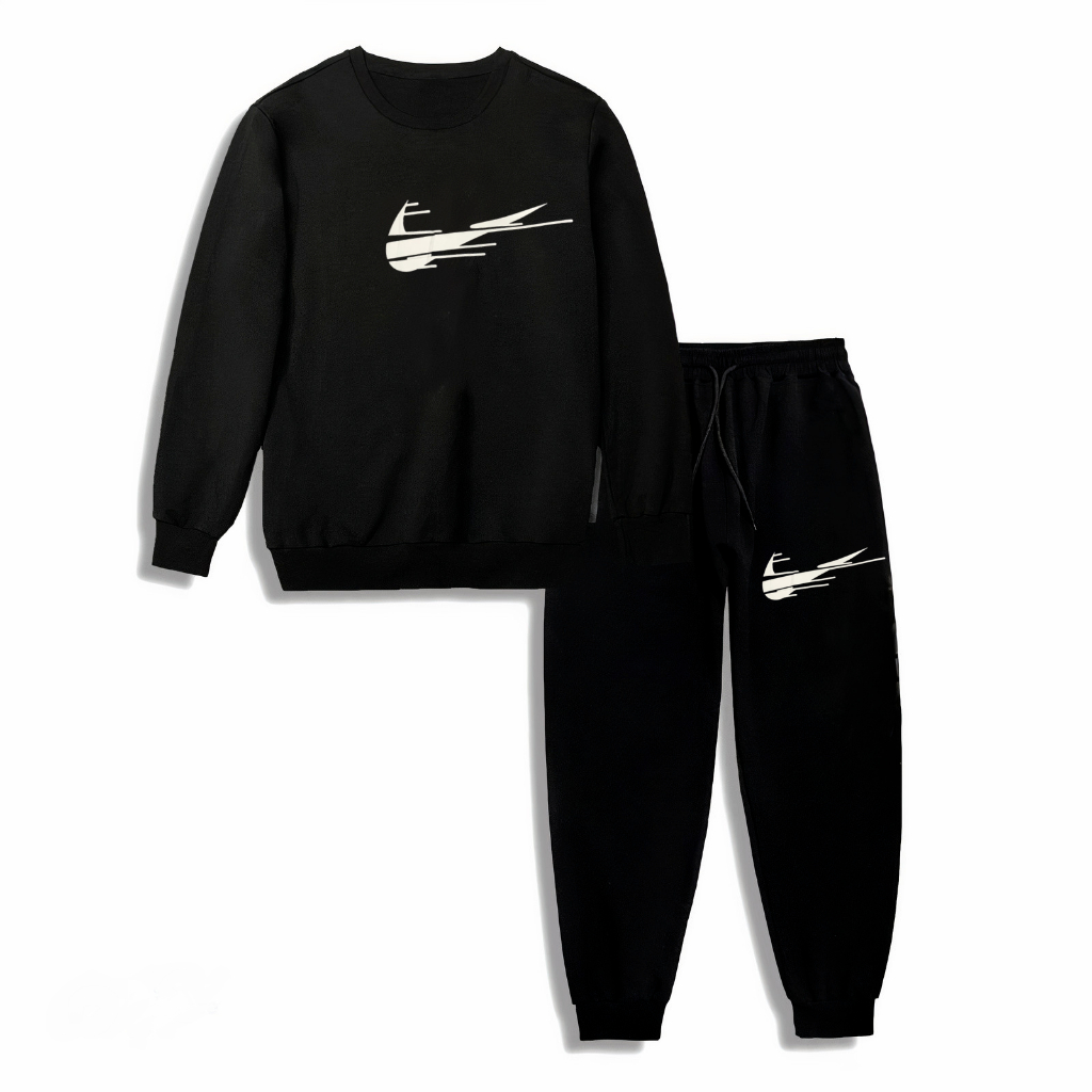 Bộ Thể Thao Nỉ Nam Bigsize 55KG đến 118KG, Đồ Bộ Thu Đông Nam Tay dài co dãn thoáng khí Kiểu Hàn Quốc