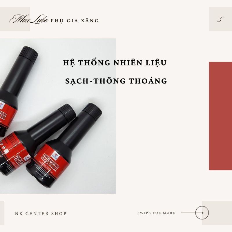 Dung Dịch Vệ Sinh Kim Phun, Súc Béc Xăng Xe máy MAXLUBE Làm Sạch Cặn Cacbon Buồng Đốt Nhập USA