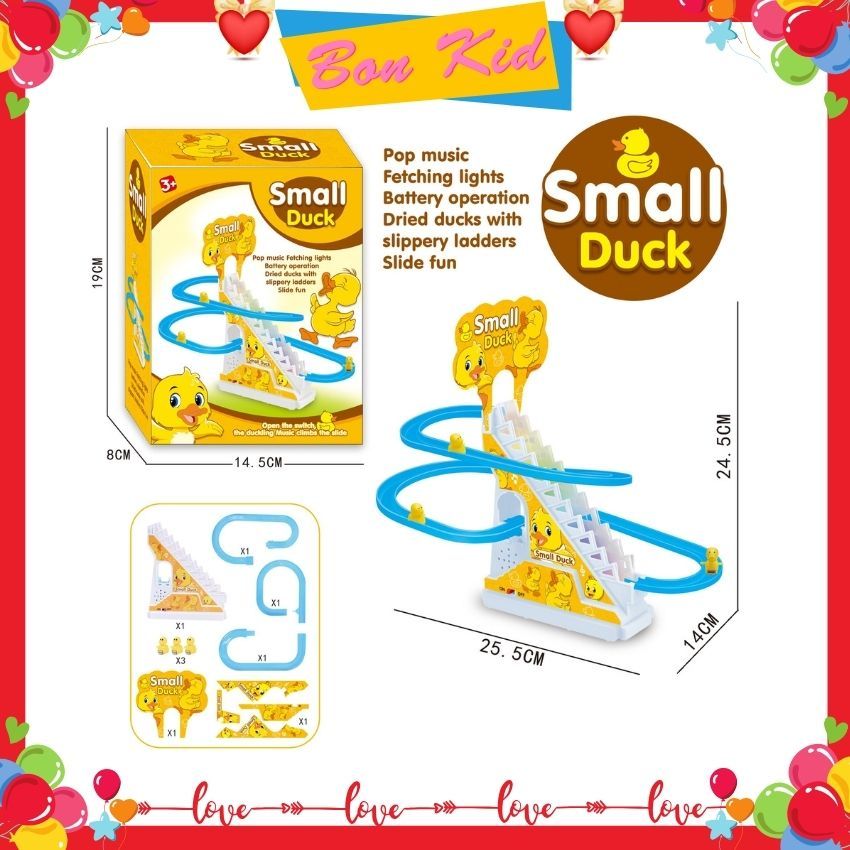 Đồ Chơi Vịt Vàng Leo Cầu Thang Với Âm Thanh Vui Nhộn, Đèn Nháy Đẹp Mắt Cho Bé Yêu