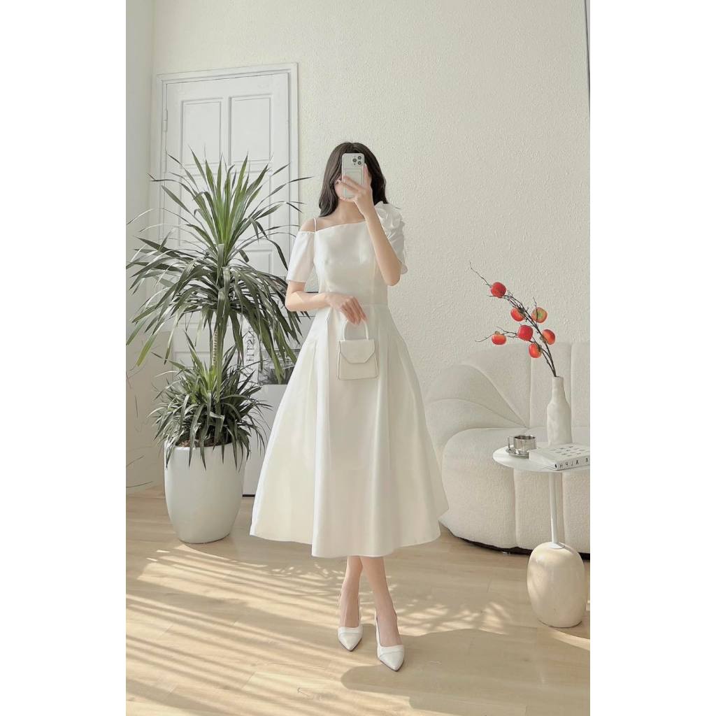 Dress Tanio trắng  - Váy Cưới - Váy Dự Tiệc - By GOON