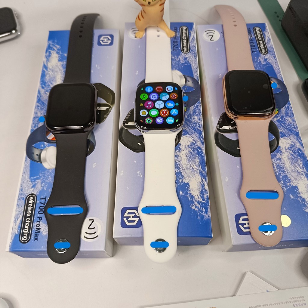 Đồng Hồ Thông Minh Smartwatch Nam Nữ T700 Pro Max Hiwatch Viền Thép - Cảm Ứng Mượt Mà - Nghe Gọi - Kháng Nước IP68