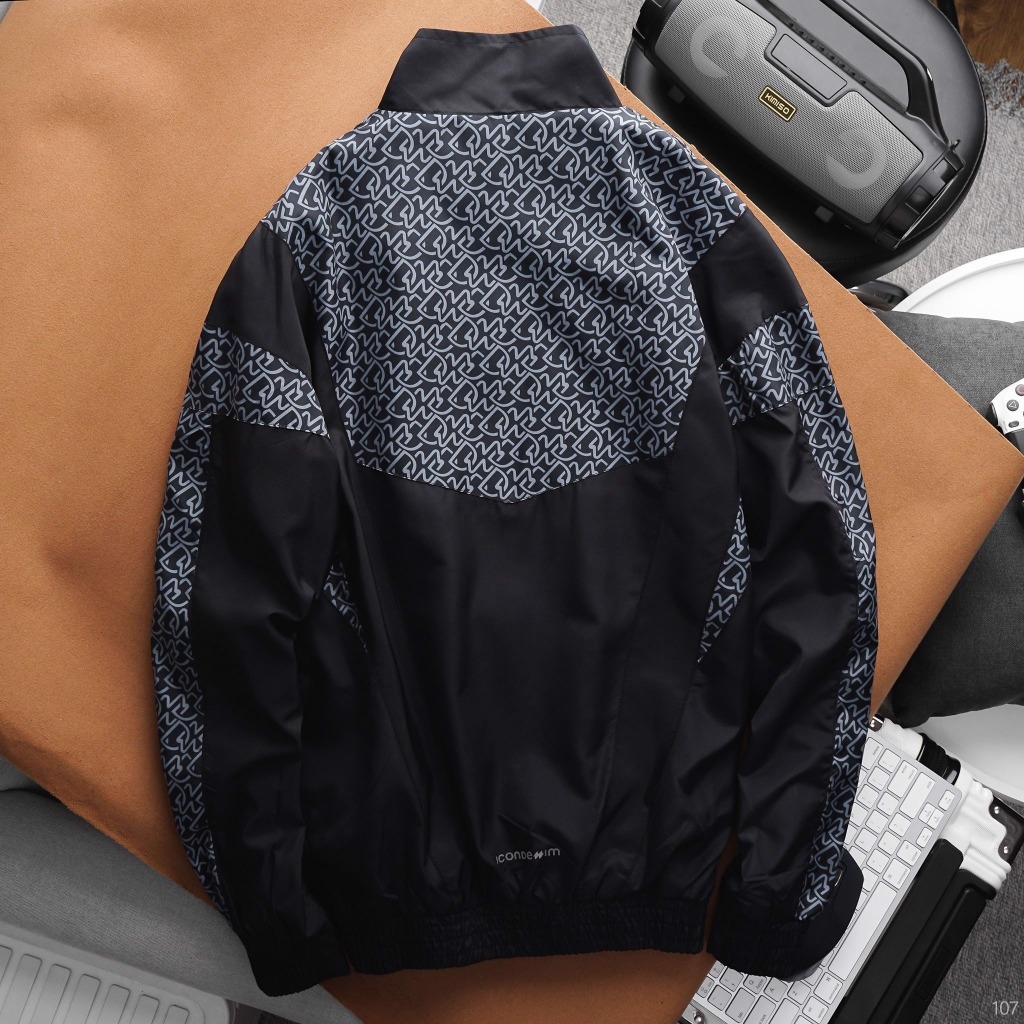 Áo Khoác ICONDENIM Signature Monogram Windbreaker Chất Dù Chống Thấm - AKID0107