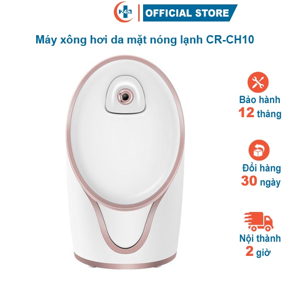 Máy xông hơi da mặt nóng lạnh, máy phun sương bổ sung độ ẩm cho da CR-CH10 cao cấp