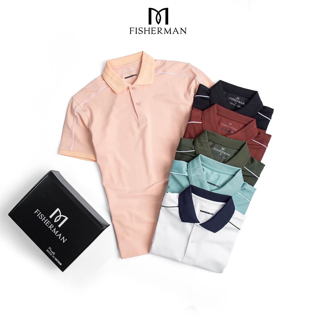 Áo polo nam  local brand heidi cao cấp chất vải polo thoáng mát trẻ trung lịch lãm nhiều màu Fisherman
