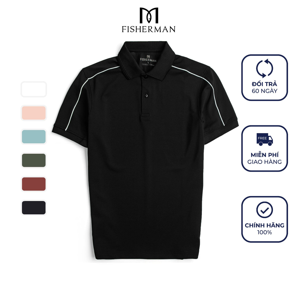 Áo polo nam  local brand heidi cao cấp chất vải polo thoáng mát trẻ trung lịch lãm nhiều màu Fisherman