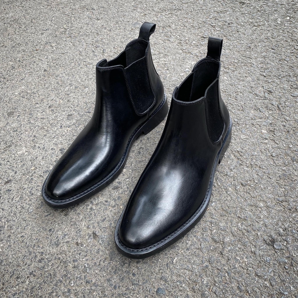 Giày boots nam Chellsea Boots Classic đế khâu chắc chắn