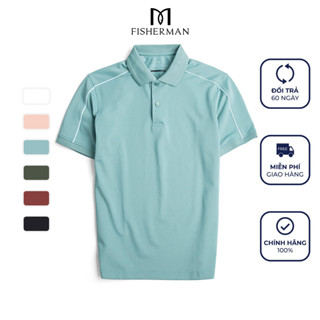 Áo polo nam ( màu Xanh Mint ) local brand heidi cao cấp chất vải polo thoáng mát trẻ trung lịch lãm FM-01 Fisherman