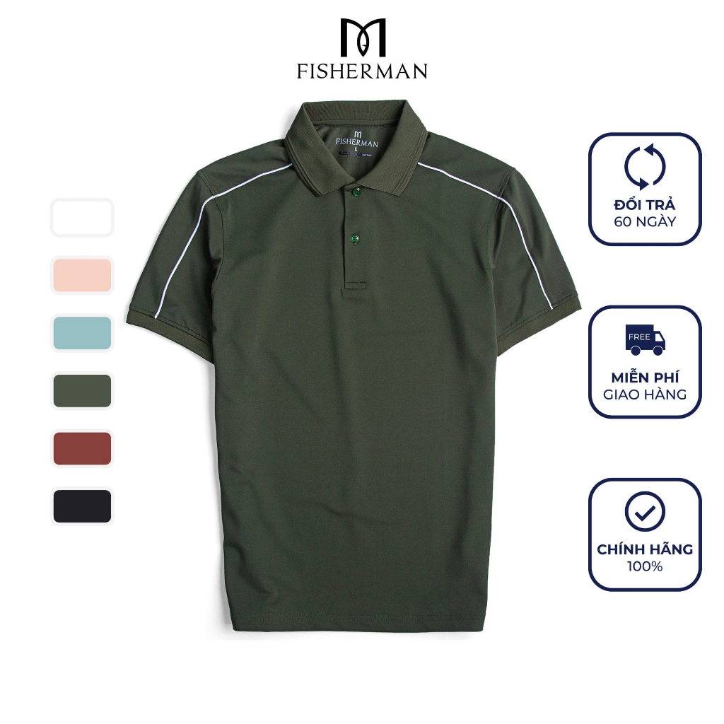 Áo polo nam  local brand heidi cao cấp chất vải polo thoáng mát trẻ trung lịch lãm nhiều màu Fisherman