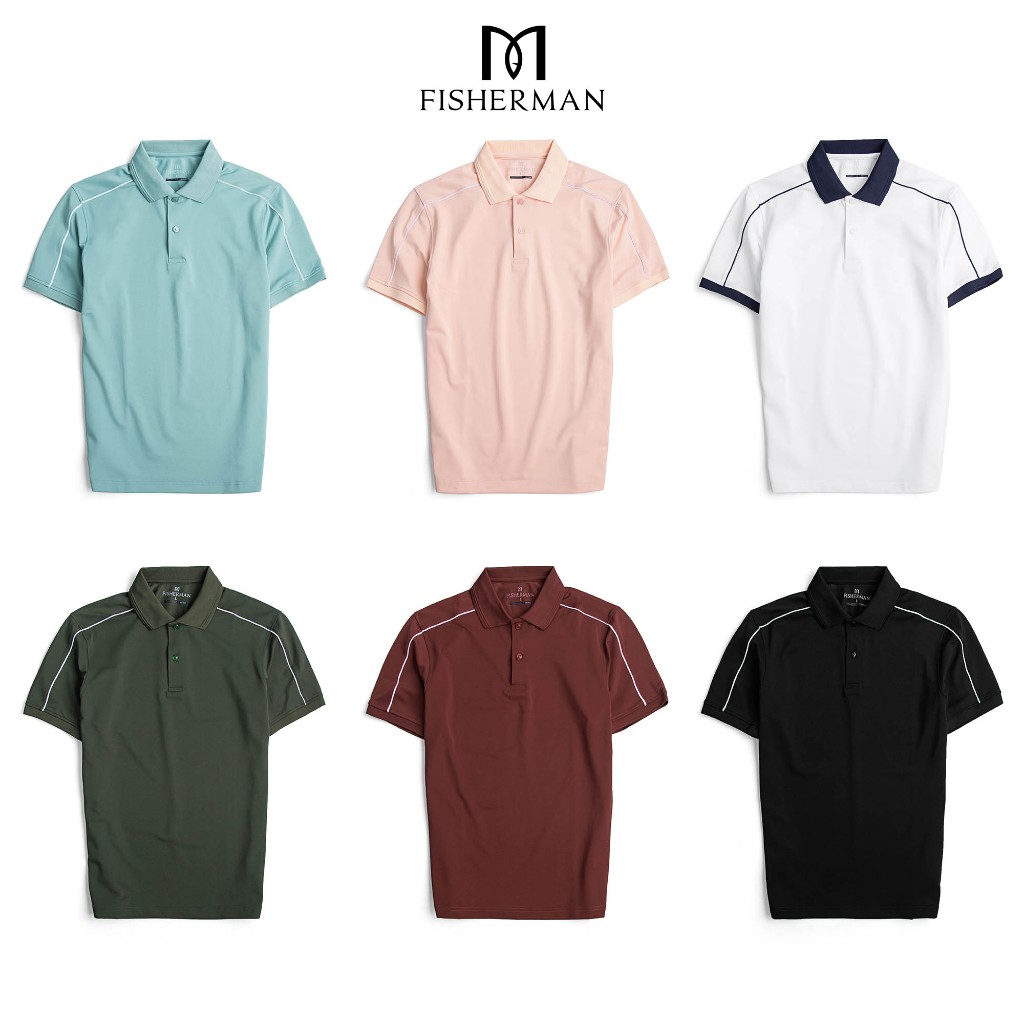 Áo polo nam  local brand heidi cao cấp chất vải polo thoáng mát trẻ trung lịch lãm nhiều màu Fisherman