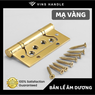 Bản lề mẹ bồng con nancb mạ vàng - bản lề âm dương vàng