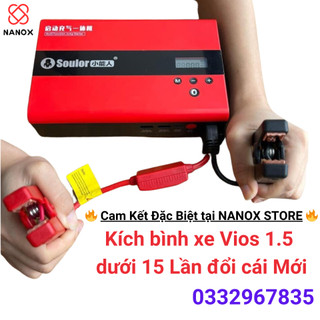 Bộ Kích đề nổ ô tô xe máy - Bơm Lốp tự ngắt đa năng - Dung lượng lớn