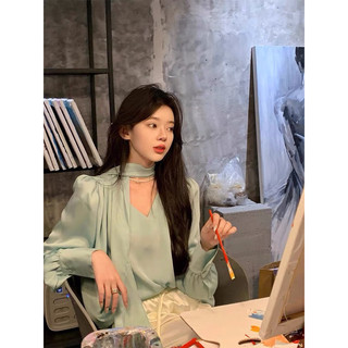 ✅🌼ÁO LỤA CỔ V ĐƠN GIẢN NỮ TINH ✅