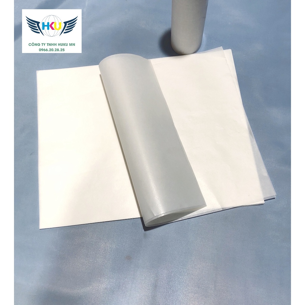 Combo 100 tờ 20x25cm giấy nến, giấy lót quần áo, giấy lót hai mặt bóng