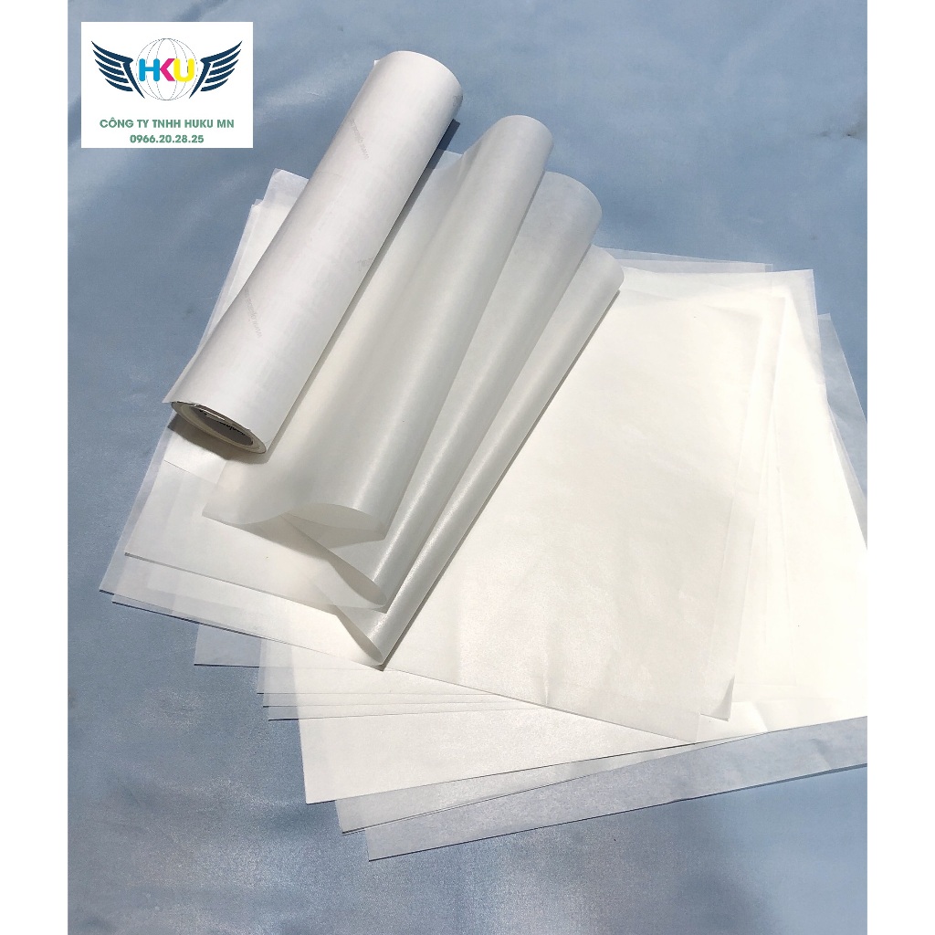 Combo 100 tờ 20x25cm giấy nến, giấy lót quần áo, giấy lót hai mặt bóng