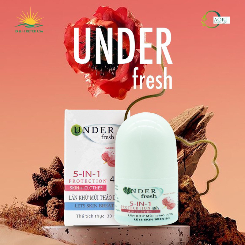 Lăn Khử Mùi UNDER FRESH 5 in 1